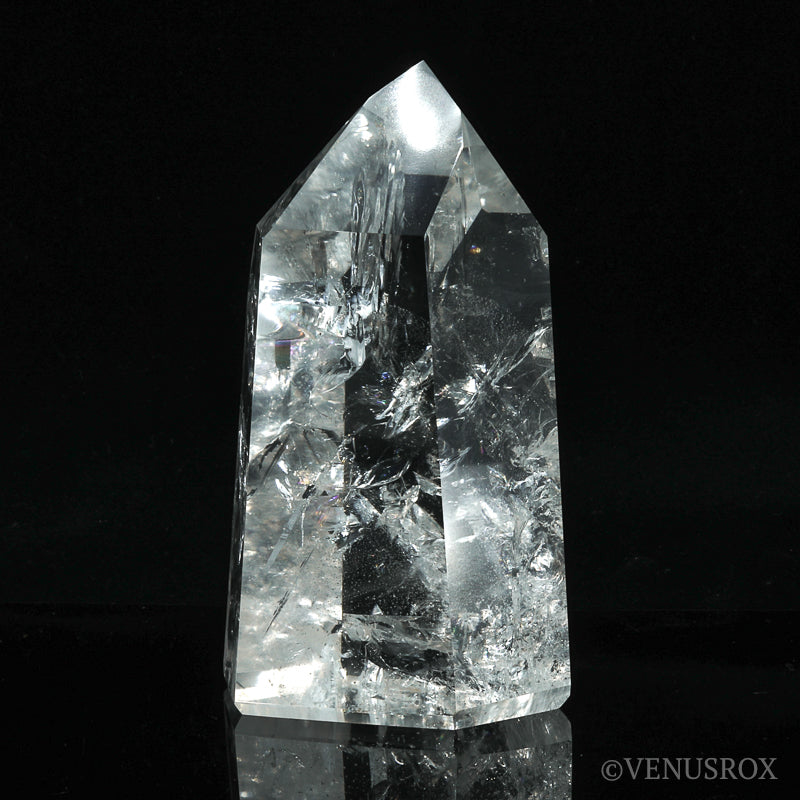 Smoky Lemurian Quartz Polished Point from Brazil | Venusrox