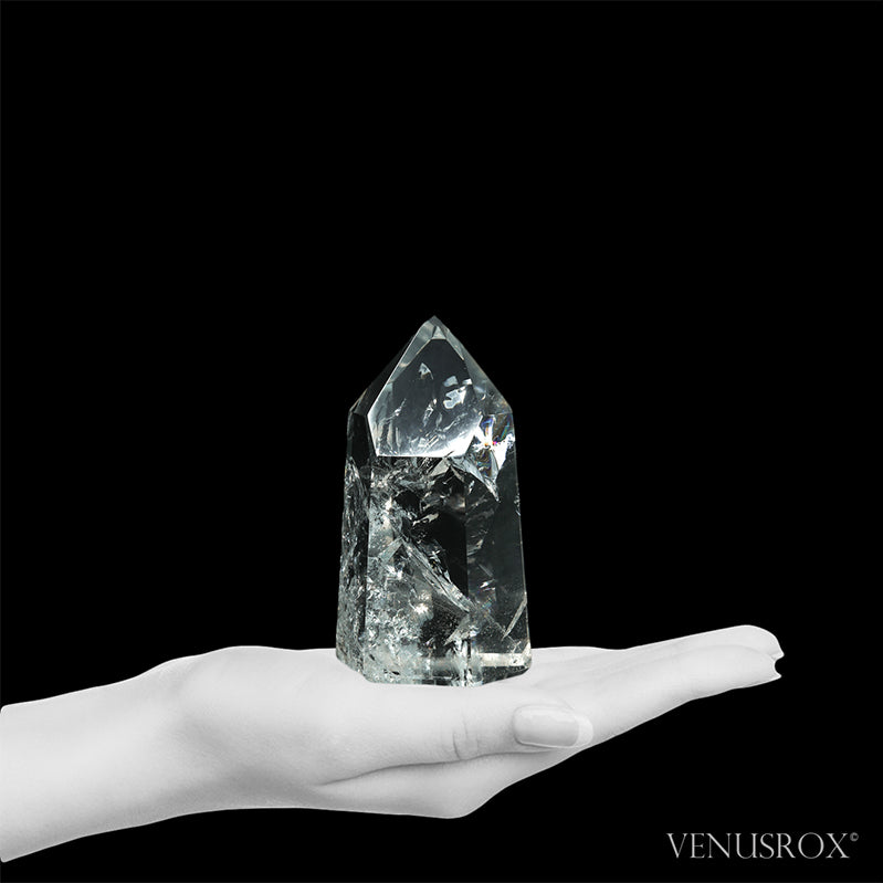Smoky Lemurian Quartz Polished Point from Brazil | Venusrox