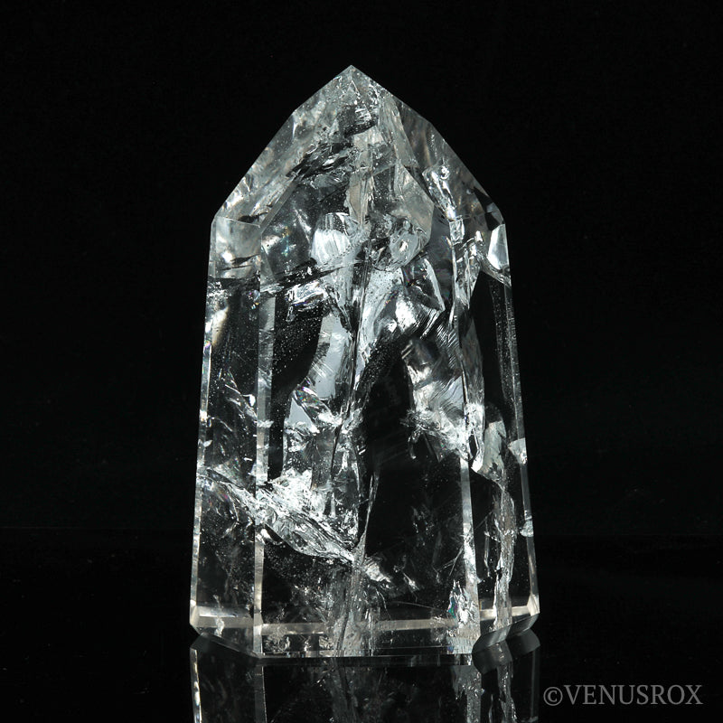 Smoky Lemurian Quartz Polished Point from Brazil | Venusrox