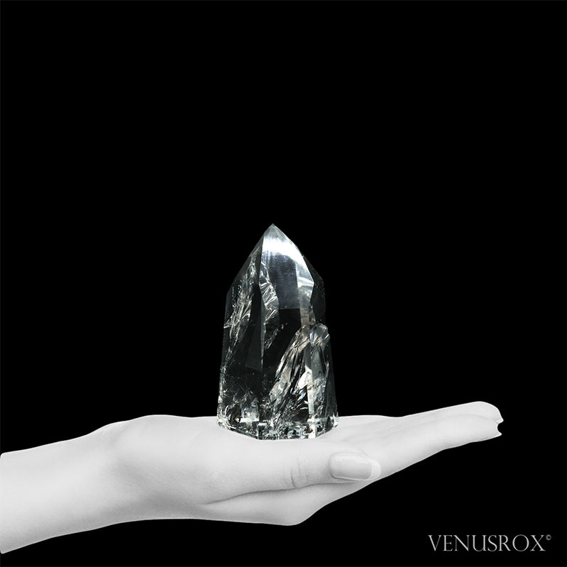 Smoky Lemurian Quartz Polished Point from Brazil | Venusrox