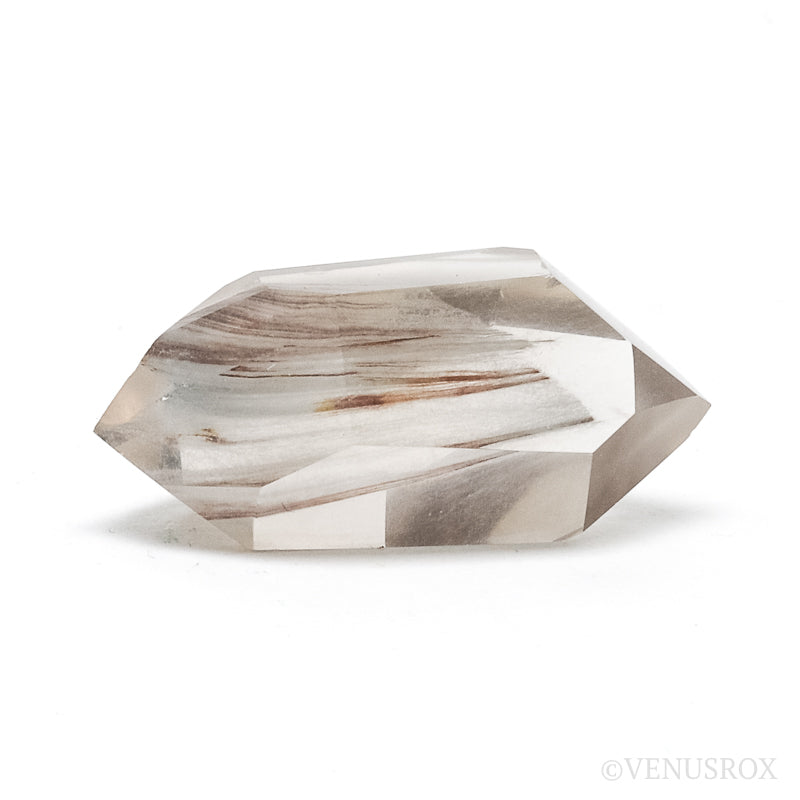 Amphibole Quartz Double Terminated Polished Point from Brazil | Venusrox