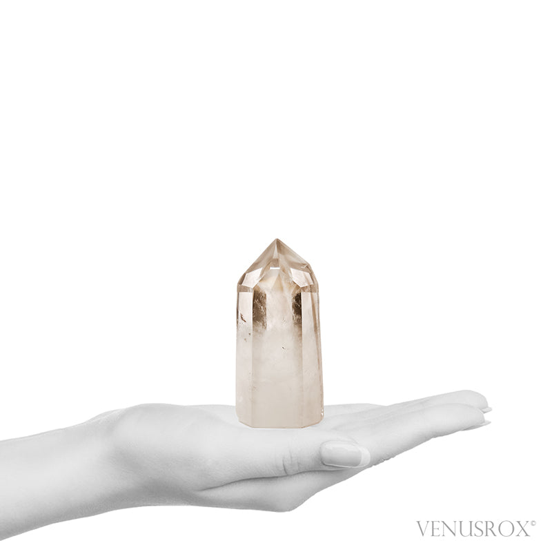 Smoky Phantom Quartz Polished Point from Madagascar | Venusrox