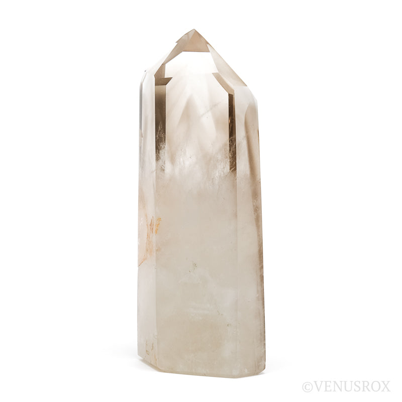 Smoky Phantom Quartz Polished Point from Madagascar | Venusrox