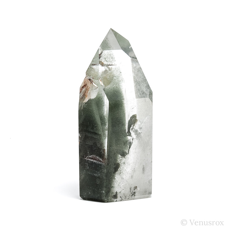 Chlorite Phantom Quartz Polished/Natural Point from Brazil | Venusrox