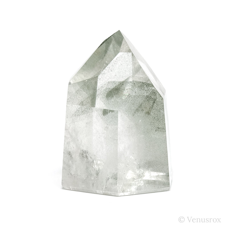 Chlorite Phantom Quartz Polished Point from Brazil | Venusrox