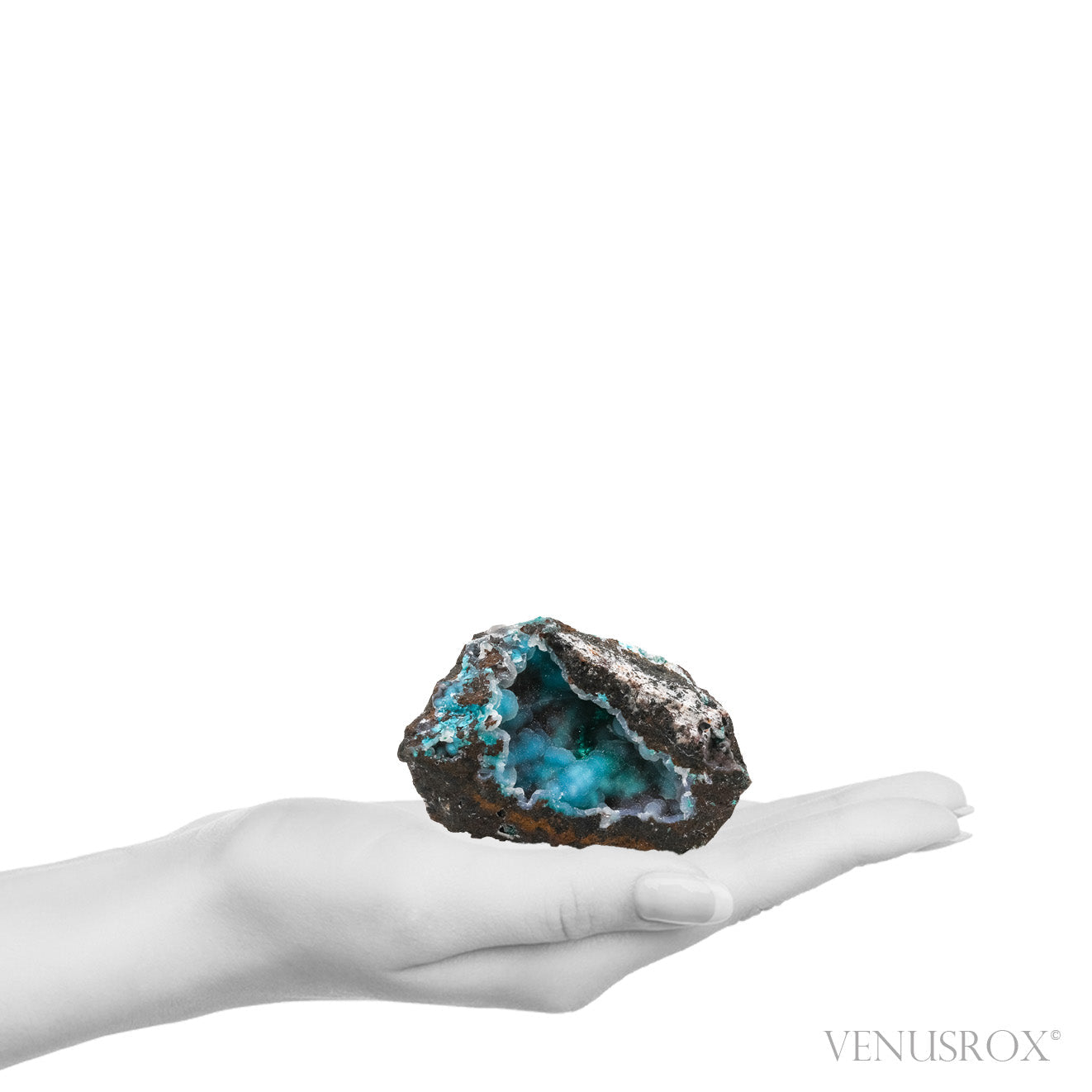 Chrysocolla with Malachite & Quartz Natural Crystal from the Lily Mine, Pisco Umay, Ica, Peru | Venusrox