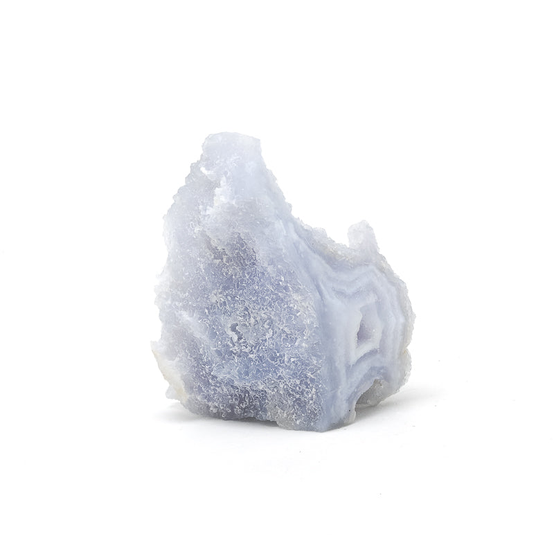 Blue Chalcedony Natural Crystal from Chikwawa, Malawi | Venusrox