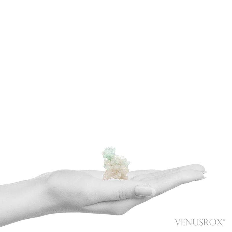 Green Apophyllite & Stilbite on Matrix Cluster from Lonavala, Pune District, Maharashtra, India | Venusrox