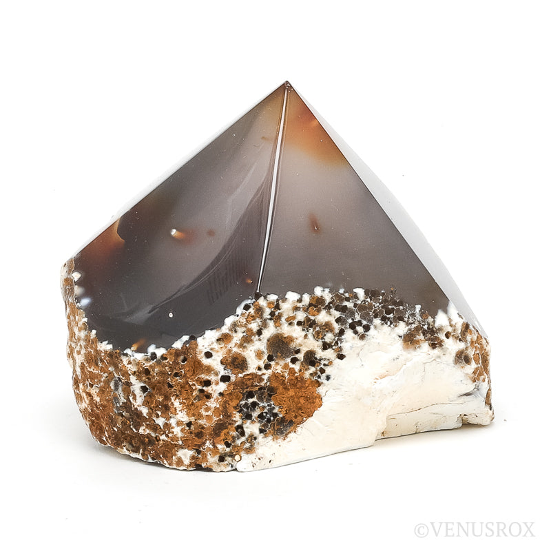 Agate Part Polished/Part Natural Point from Brazil | Venusrox