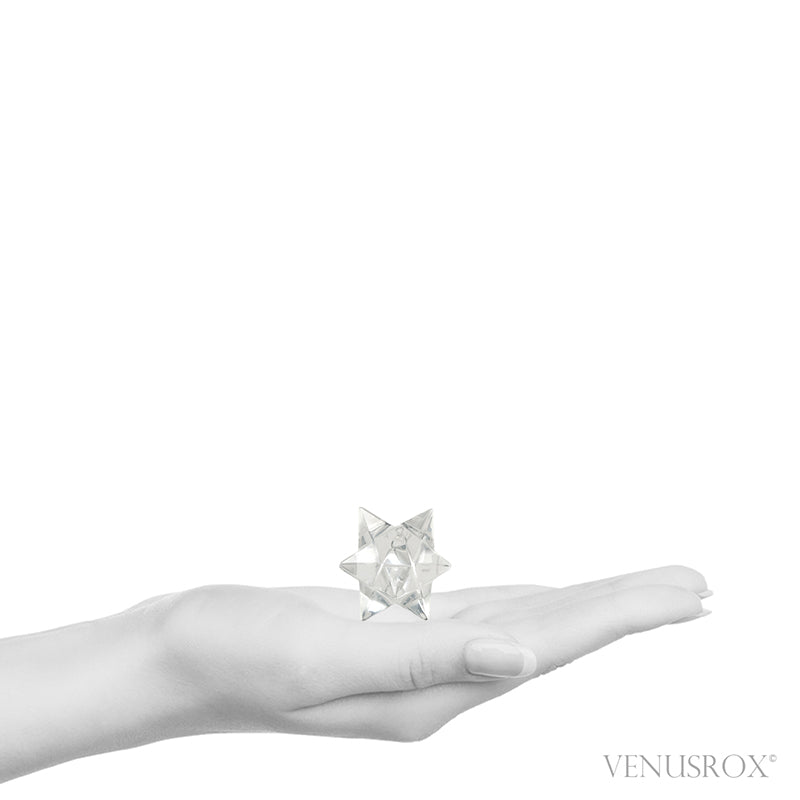 Clear Quartz Polished Star from Brazil | Venusrox