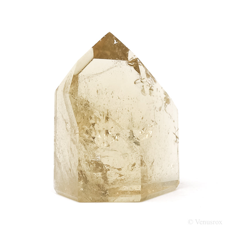 Naturally coloured Citrine Polished Point from Morro Redondo Mine, Coronel Murta, Minas Gerais, Brazil | Venusrox