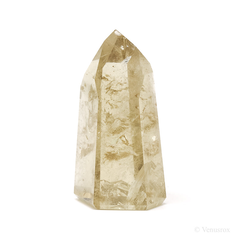 Naturally coloured Citrine Polished Point from Morro Redondo Mine, Coronel Murta, Minas Gerais, Brazil | Venusrox