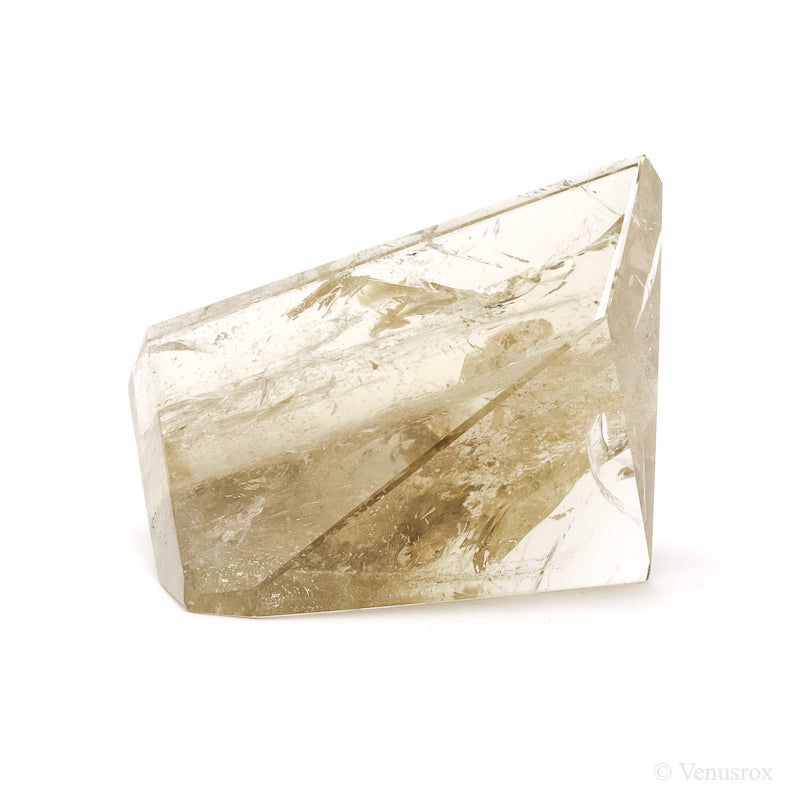 Naturally coloured Citrine Polished Point from Morro Redondo Mine, Coronel Murta, Minas Gerais, Brazil | Venusrox