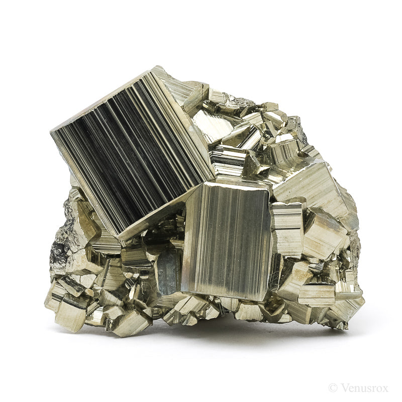 Pyrite Natural Cluster from the Huanzala Mine, Huallanca District, Dos de Mayo Province, Huánuco Department, Peru | Venusrox