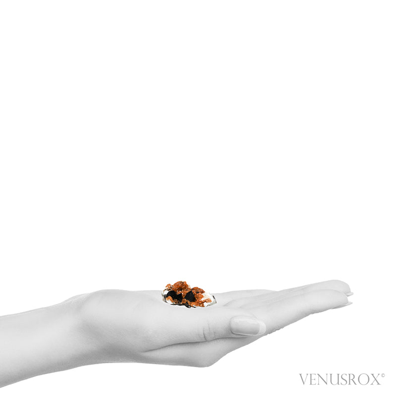 Spessartine Garnet with Smoky Quartz and Orthoclase Natural Cluster from Wushan Spessartine Mine, Tongbei, Yunxiao Co., Zhangzhou Prefecture, Fujian Province, China | Venusrox