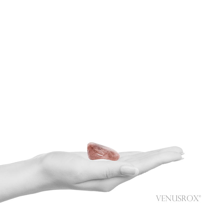 Strawberry Quartz Polished Crystal from Tanzania | Venusrox