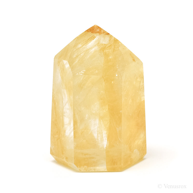 Golden Quartz Polished Point from Brazil | Venusrox