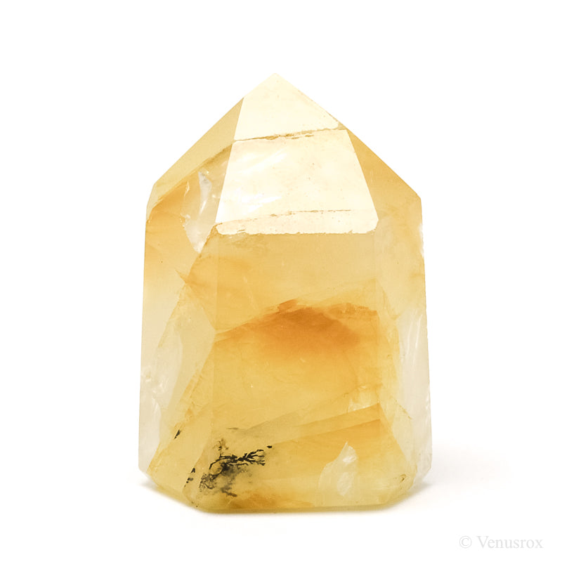 Golden Quartz Polished Point from Brazil | Venusrox