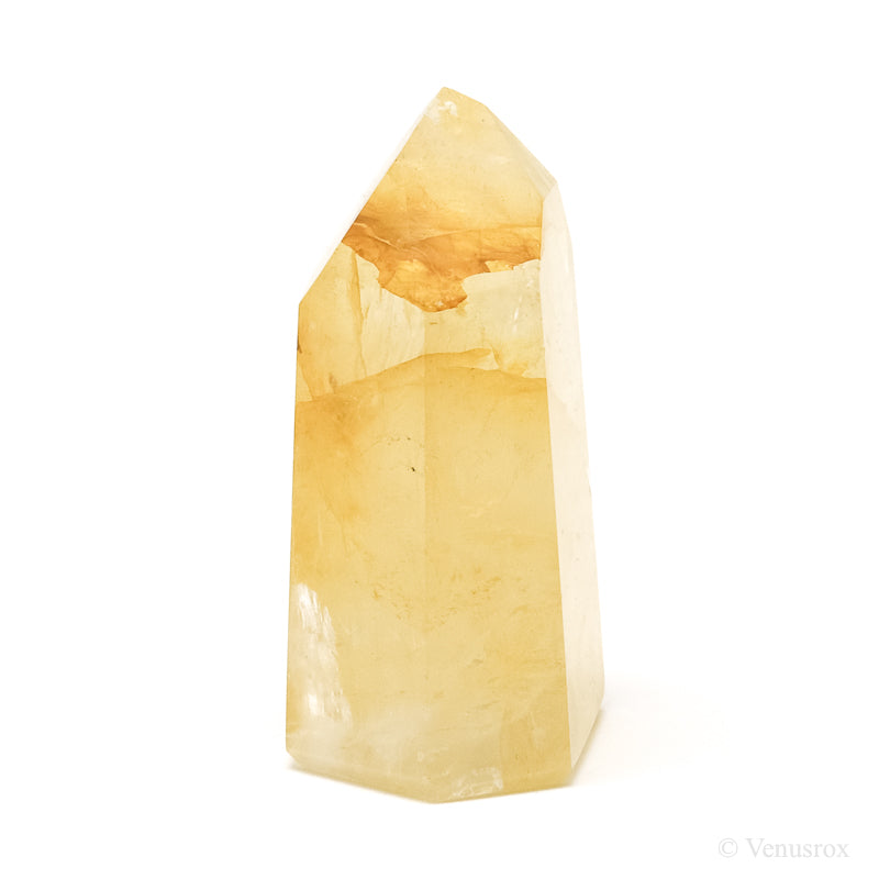 Golden Quartz Polished Point from Brazil | Venusrox