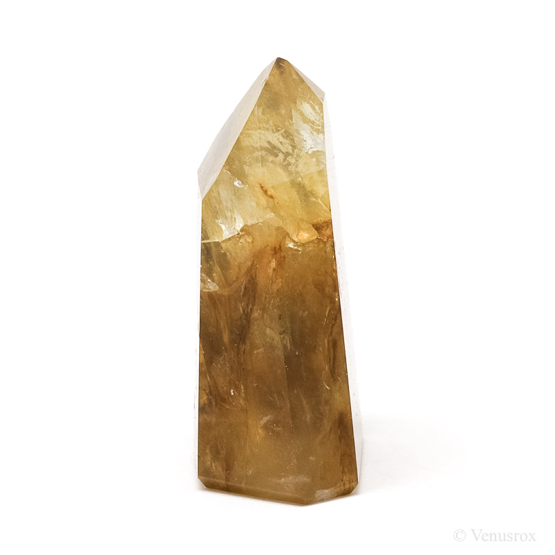 Golden Quartz Polished Point from Brazil | Venusrox