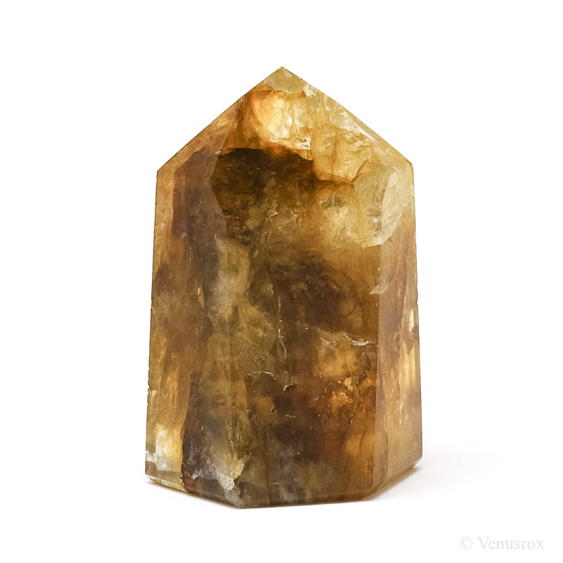 Golden Quartz Polished Point from Brazil | Venusrox
