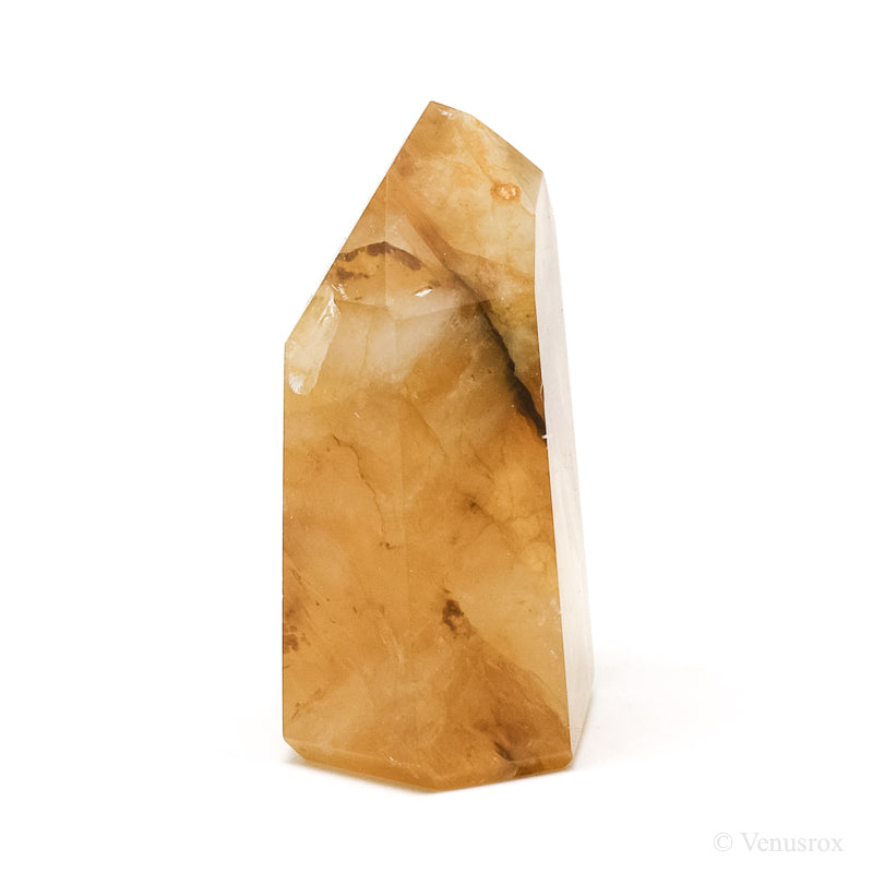 Golden Quartz Polished Point from Brazil | Venusrox