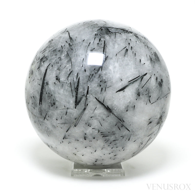 Tourmalinated Quartz Sphere from Brazil | Venusrox