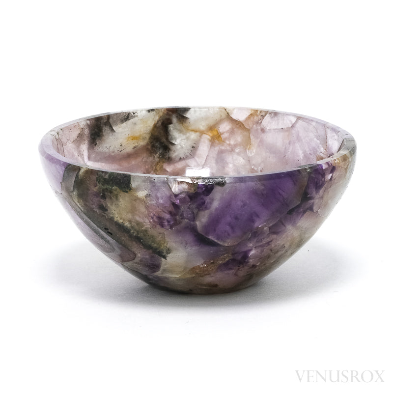 Chevron Amethyst Polished Bowl from India | Venusrox