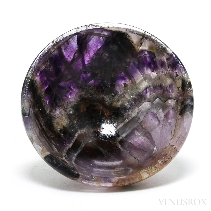 Chevron Amethyst Polished Bowl from India | Venusrox