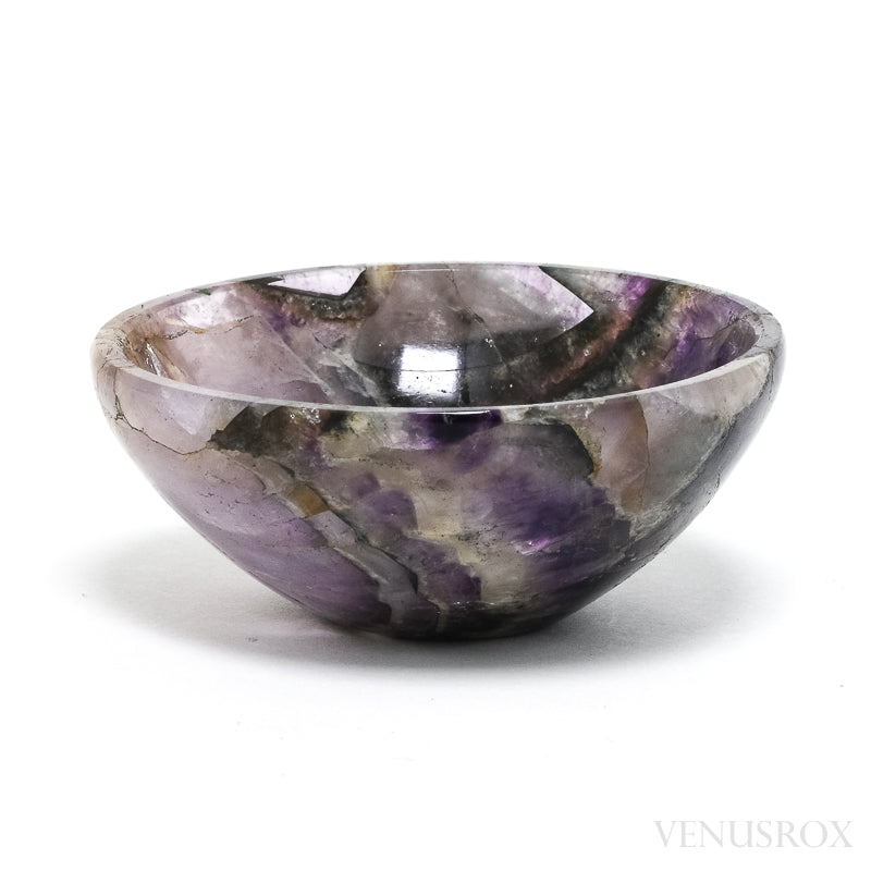Chevron Amethyst Polished Bowl from India | Venusrox