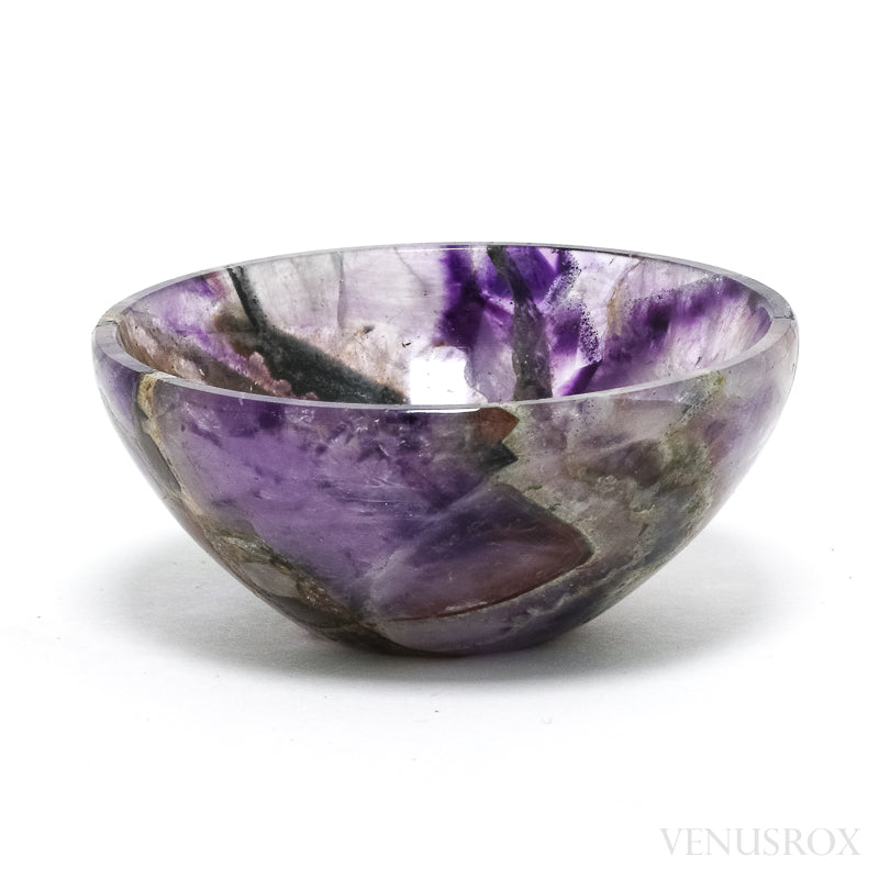 Chevron Amethyst Polished Bowl from India | Venusrox