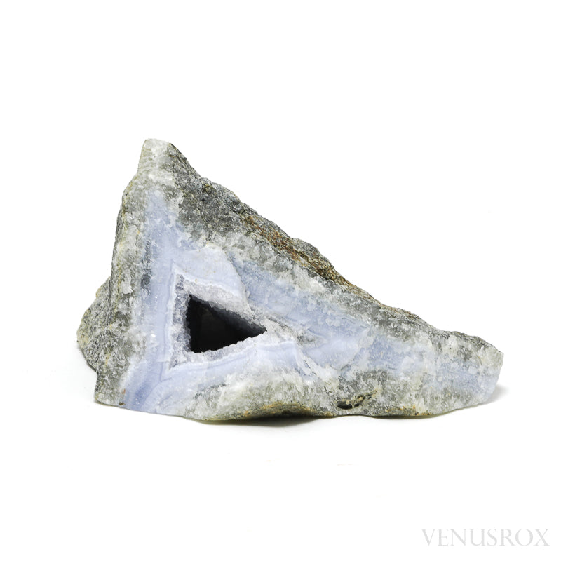Blue Lace Agate on Matrix Polished/Natural Crystal from Malawi | Venusrox