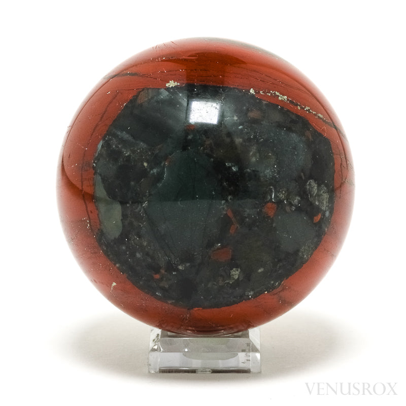 Seftonite (African Bloodstone) Polished Sphere from South Africa | Venusrox