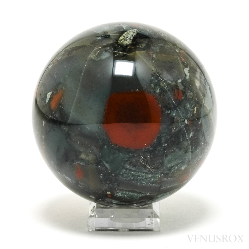Seftonite (African Bloodstone) Polished Sphere from South Africa | Venusrox