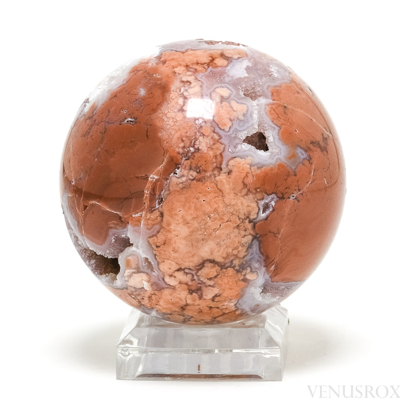 Agate with Quartz Geode Sphere from Brazil | Venusrox