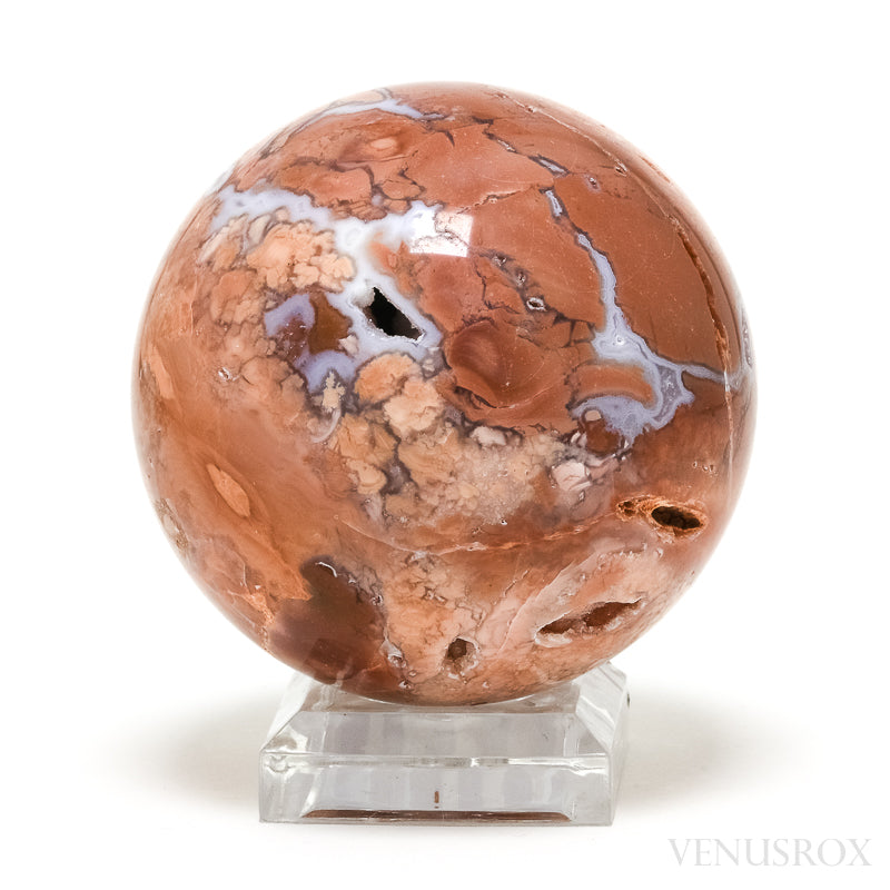Agate with Quartz Geode Sphere from Brazil | Venusrox