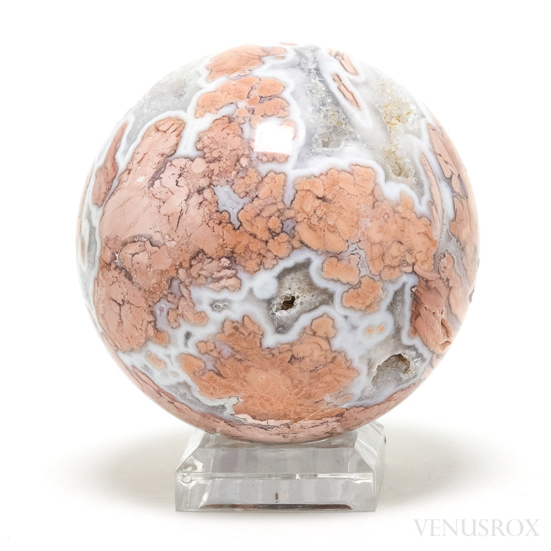 Agate with Quartz Geode Sphere from Brazil | Venusrox
