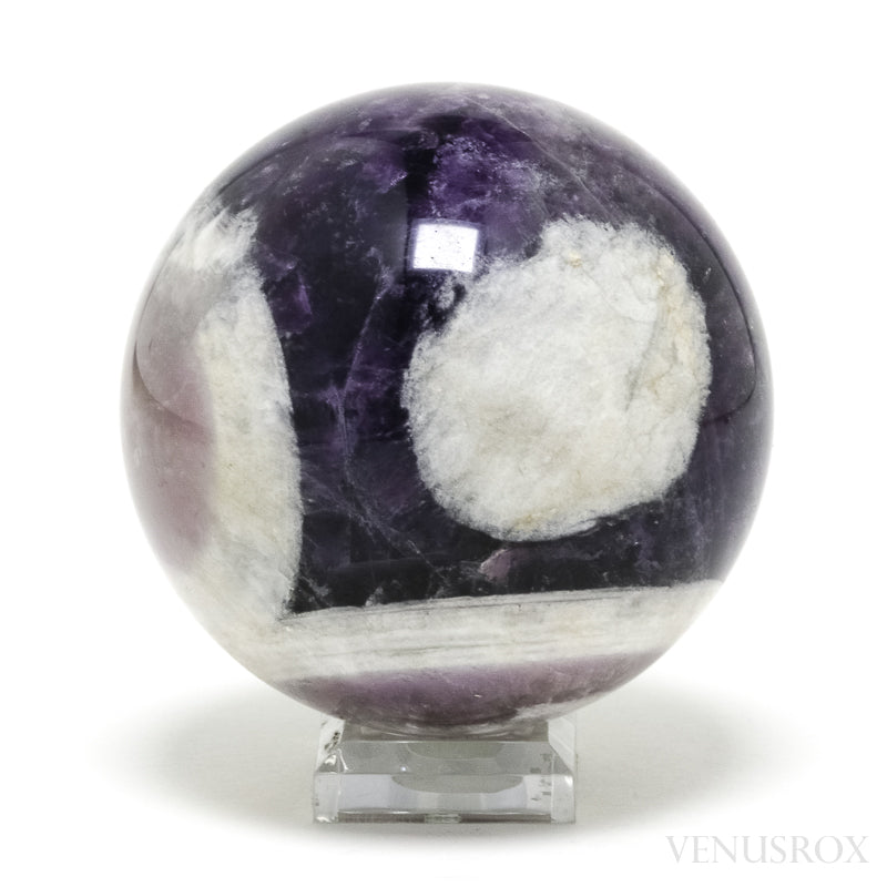 Chevron Amethyst Polished Sphere from Brazil | Venusrox