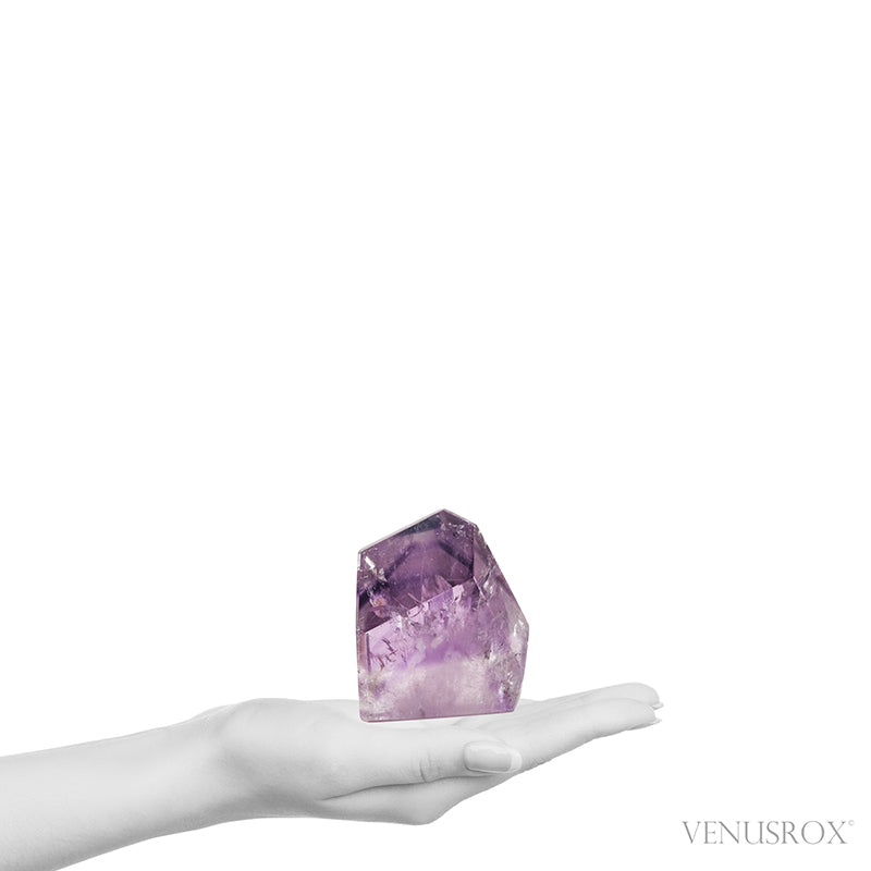 An exceptional Amethyst Phantom Polished Crystal from Brazil | Venusrox, the UK's Premier Crystal Shop