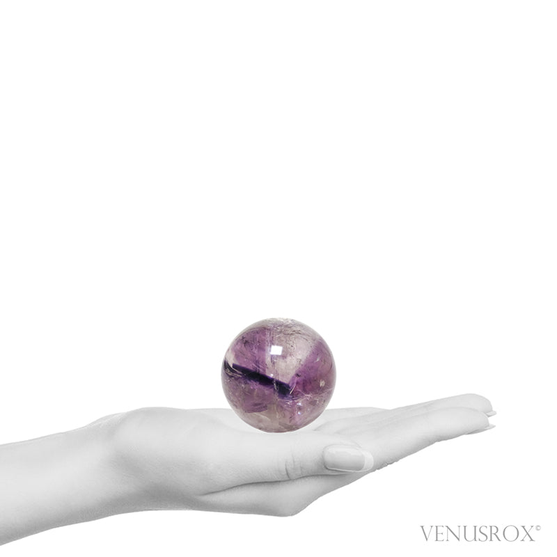 Amethyst Phantom Polished Sphere from Brazil | Venusrox