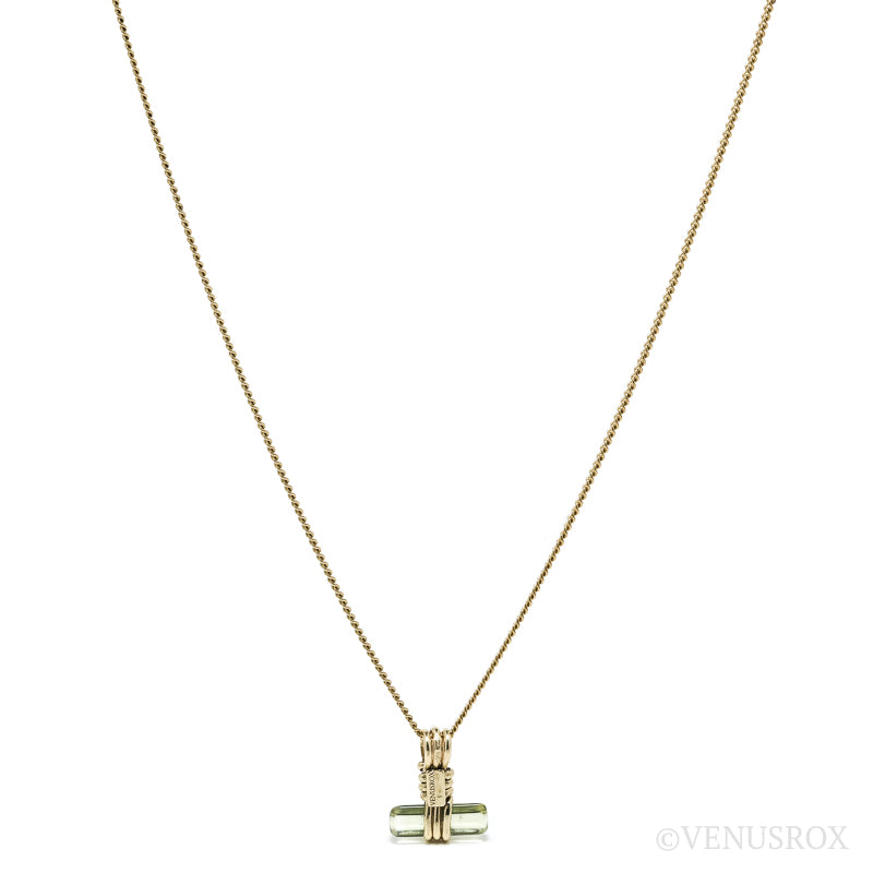 Heliodor Polished Crystal Pendant from Ukraine | Venusrox