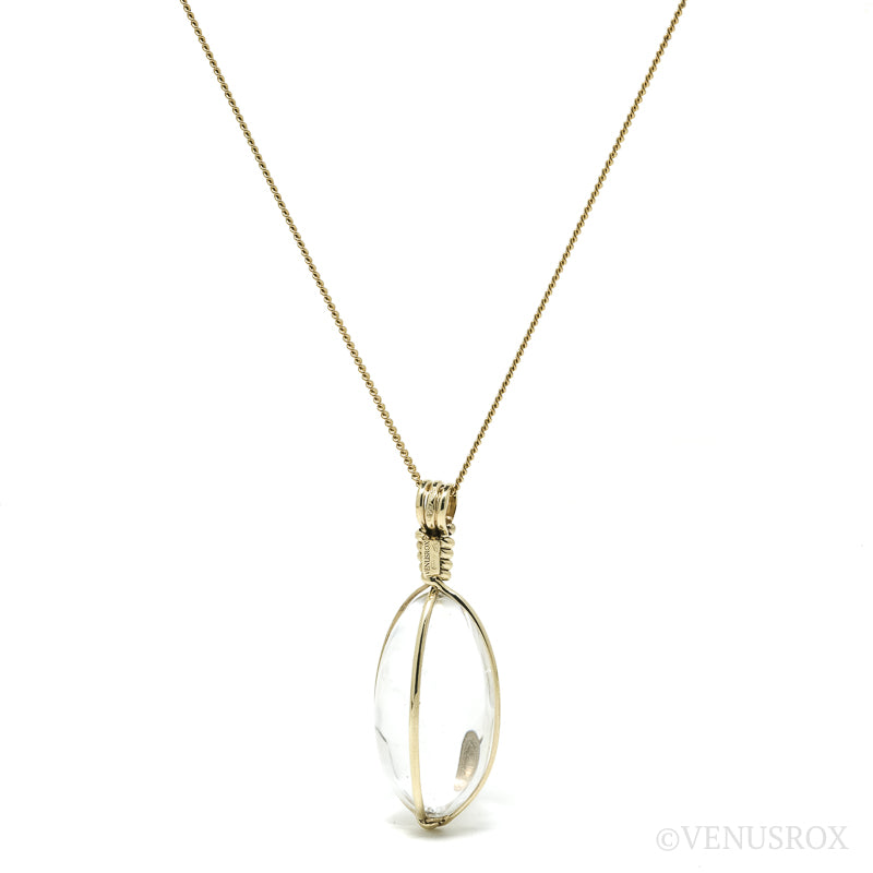 Himalayan Quartz Polished Crystal Pendant from the Indian Himalayas | Venusrox