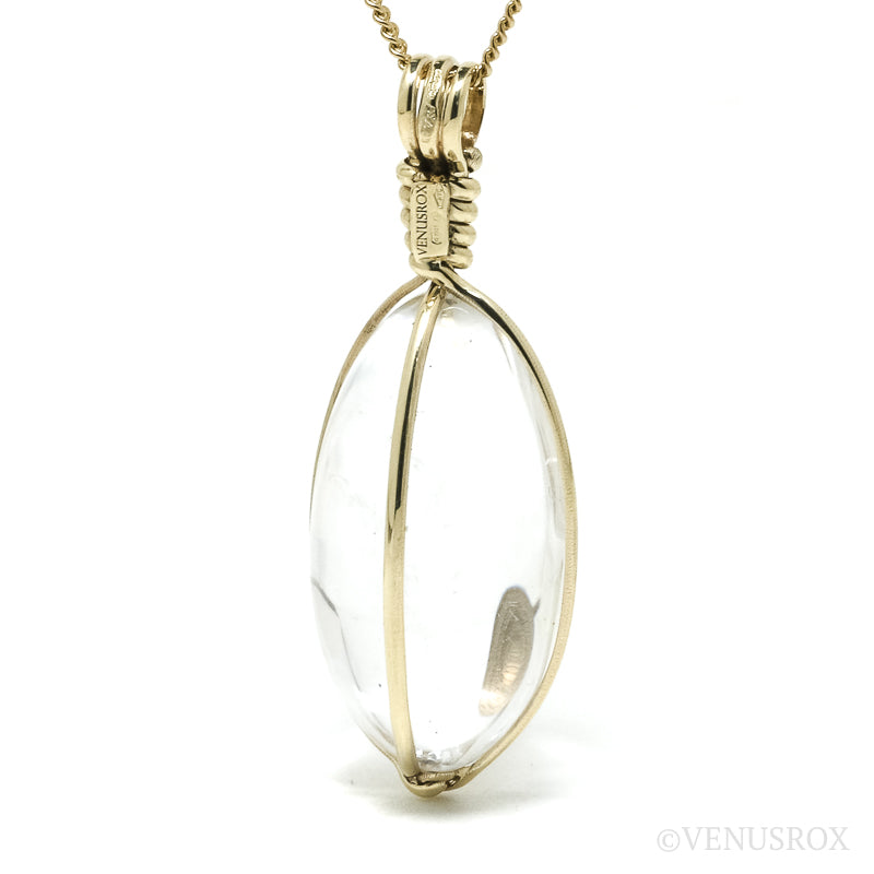 Himalayan Quartz Polished Crystal Pendant from the Indian Himalayas | Venusrox