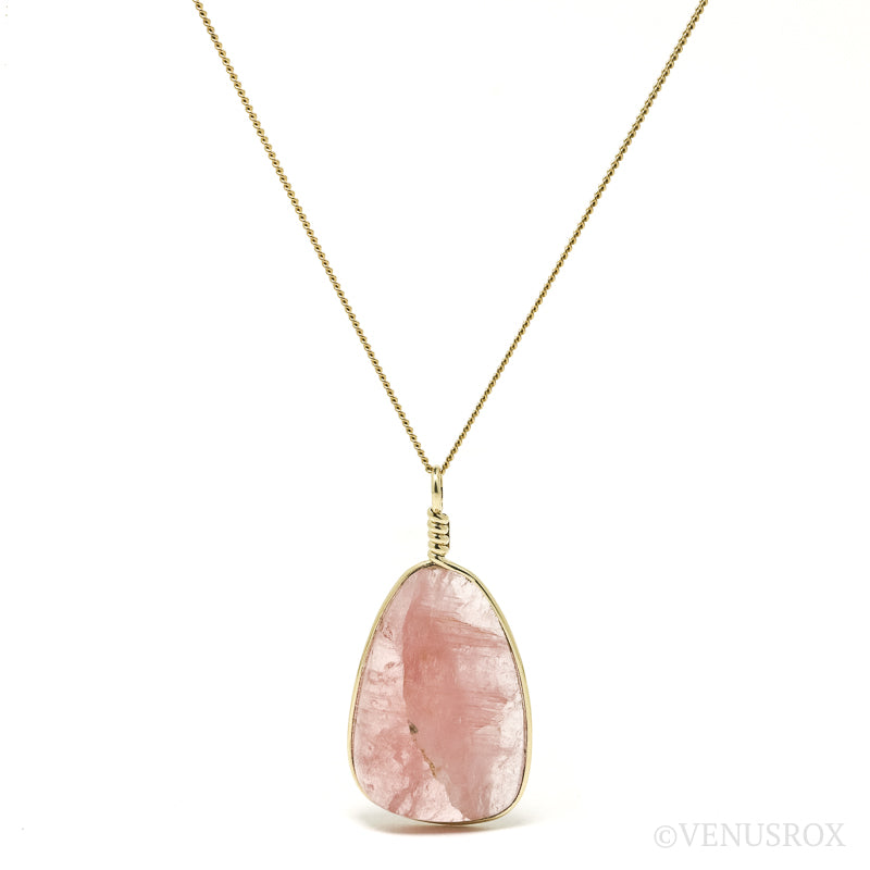 Pink Tourmaline Polished Crystal Pendant from Russia | Venusrox