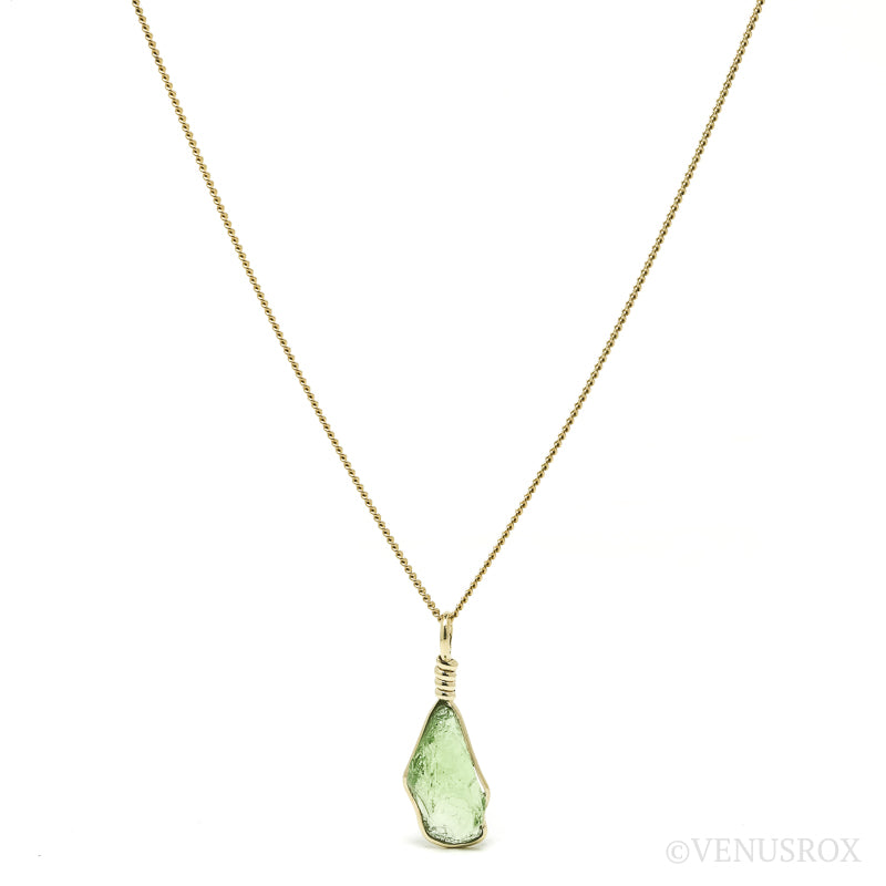 Chrome Dravite Natural Crystal Pendant from the Commander Mine, Adonjukin, Tanzania | Venusrox