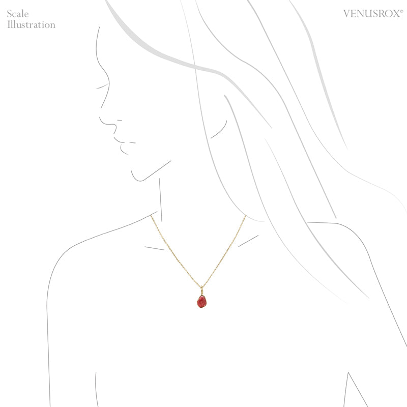 Rhodonite Polished Crystal Pendant from Brazil | Venusrox