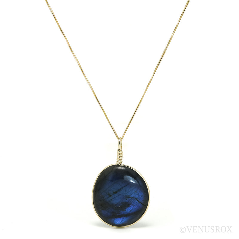 Labradorite Polished Crystal Pendant from Madagascar | Venusrox