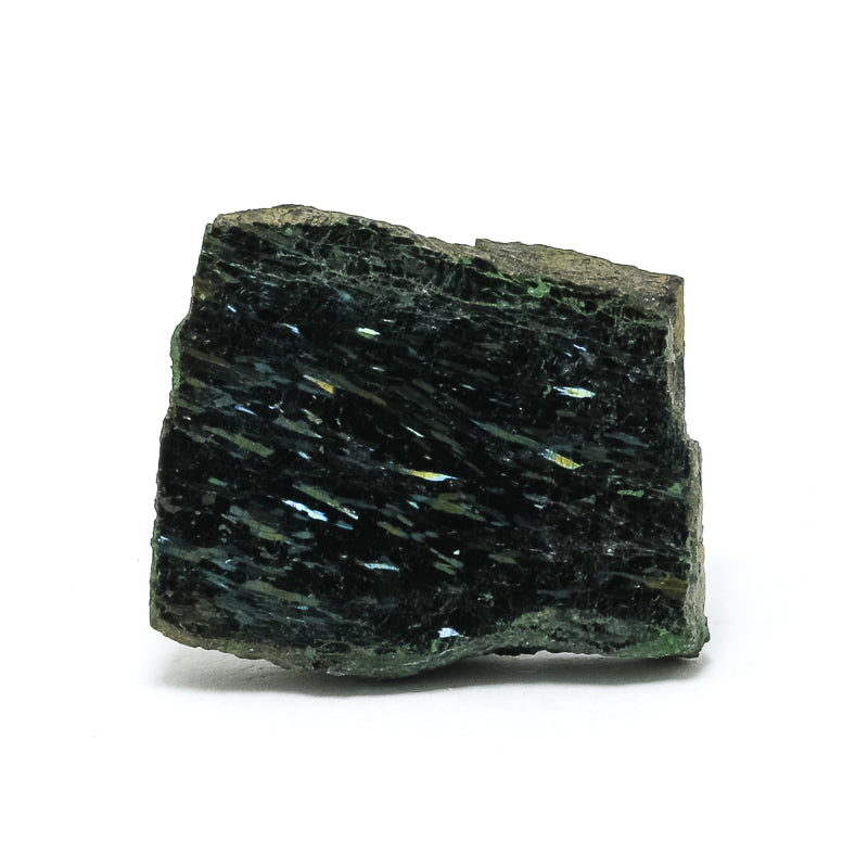 Nuummite Part Polished/Part Natural Slice from Nuuk, Sermersooq, Greenland | Venusrox