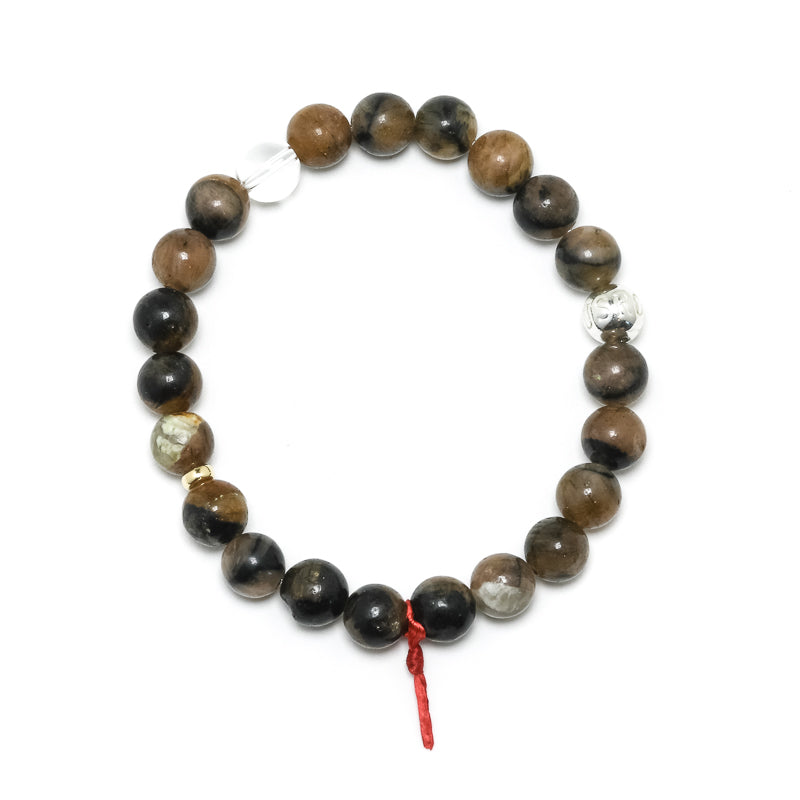 Chiastolite/Andalusite Bracelet from Brazil | Venusrox