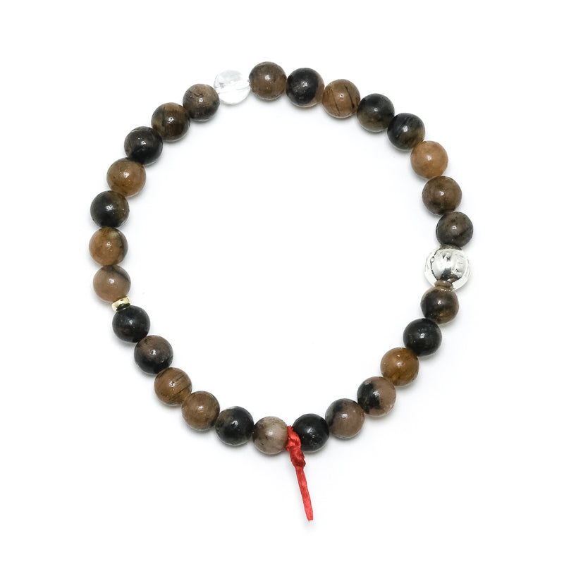 Chiastolite/Andalusite Bracelet from Brazil | Venusrox